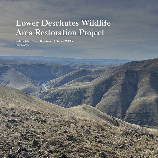 Lower Deschutes Wildlife Area Restoration Project Storymap