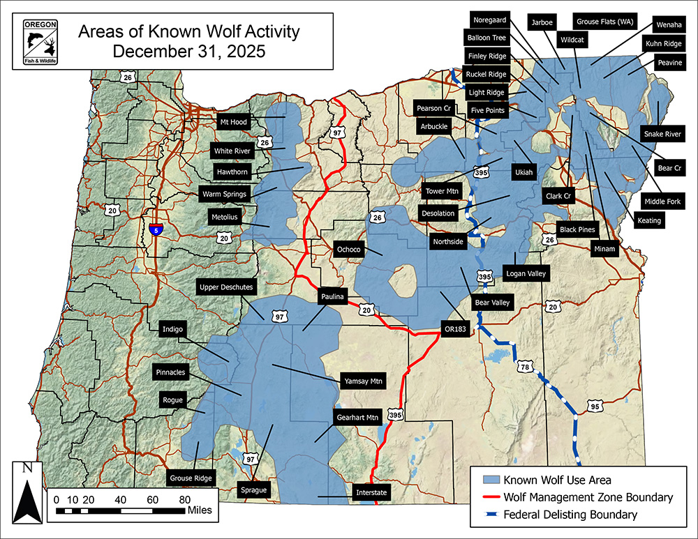 Wolf use map